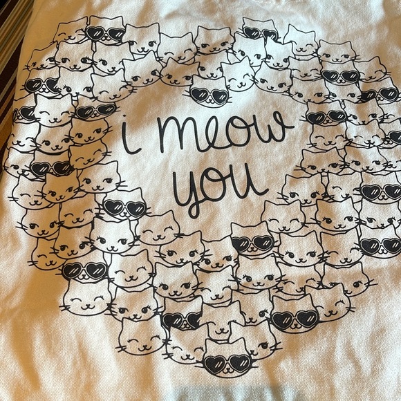 NWOT cat cotton tote bag shoulder bag - Picture 8 of 8